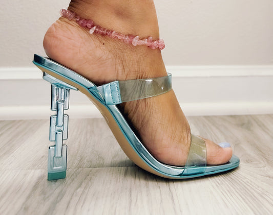 Rosey Pink Beaded Anklet