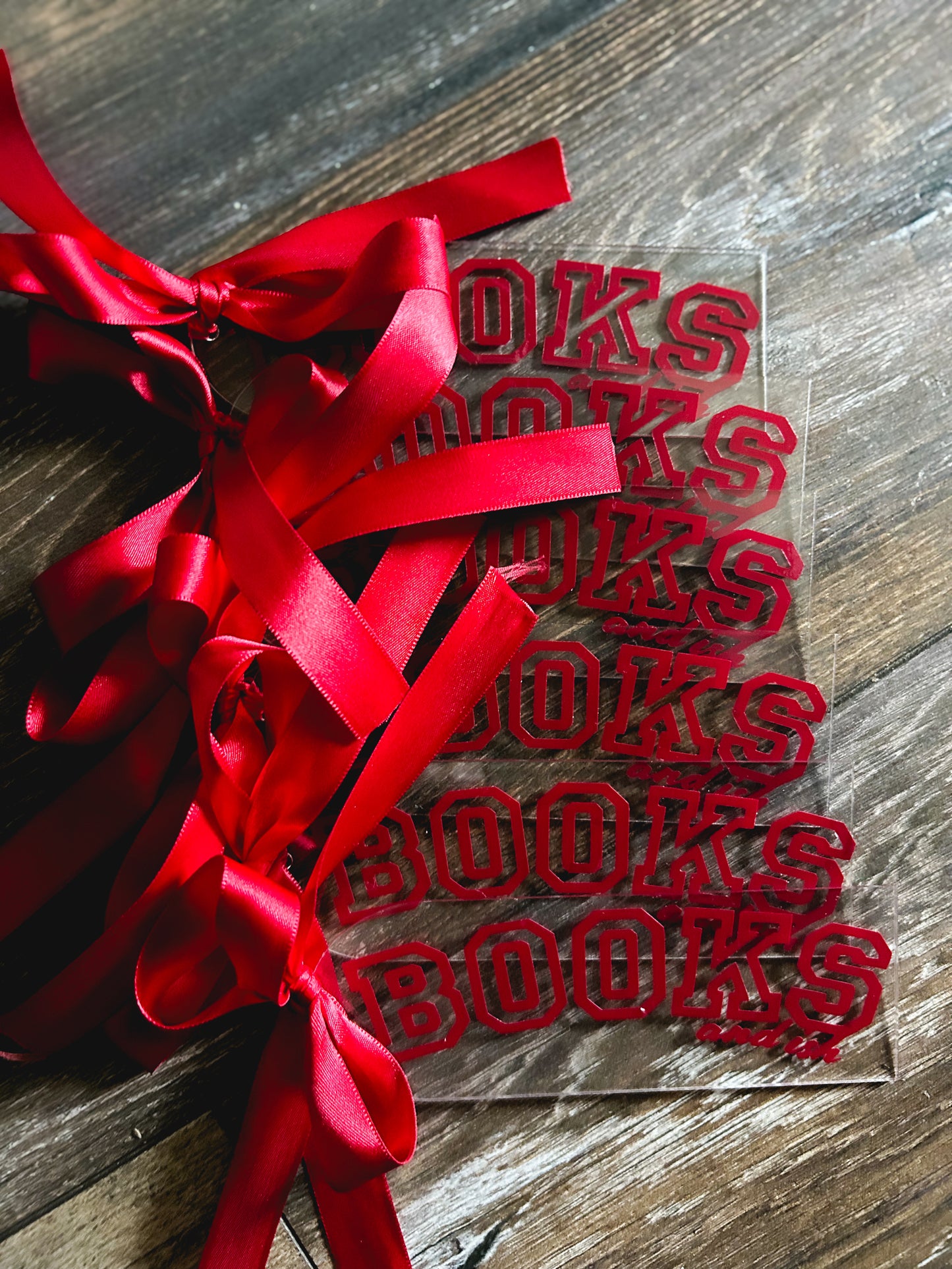 "BOOKS & ish" Acrylic Bookmark