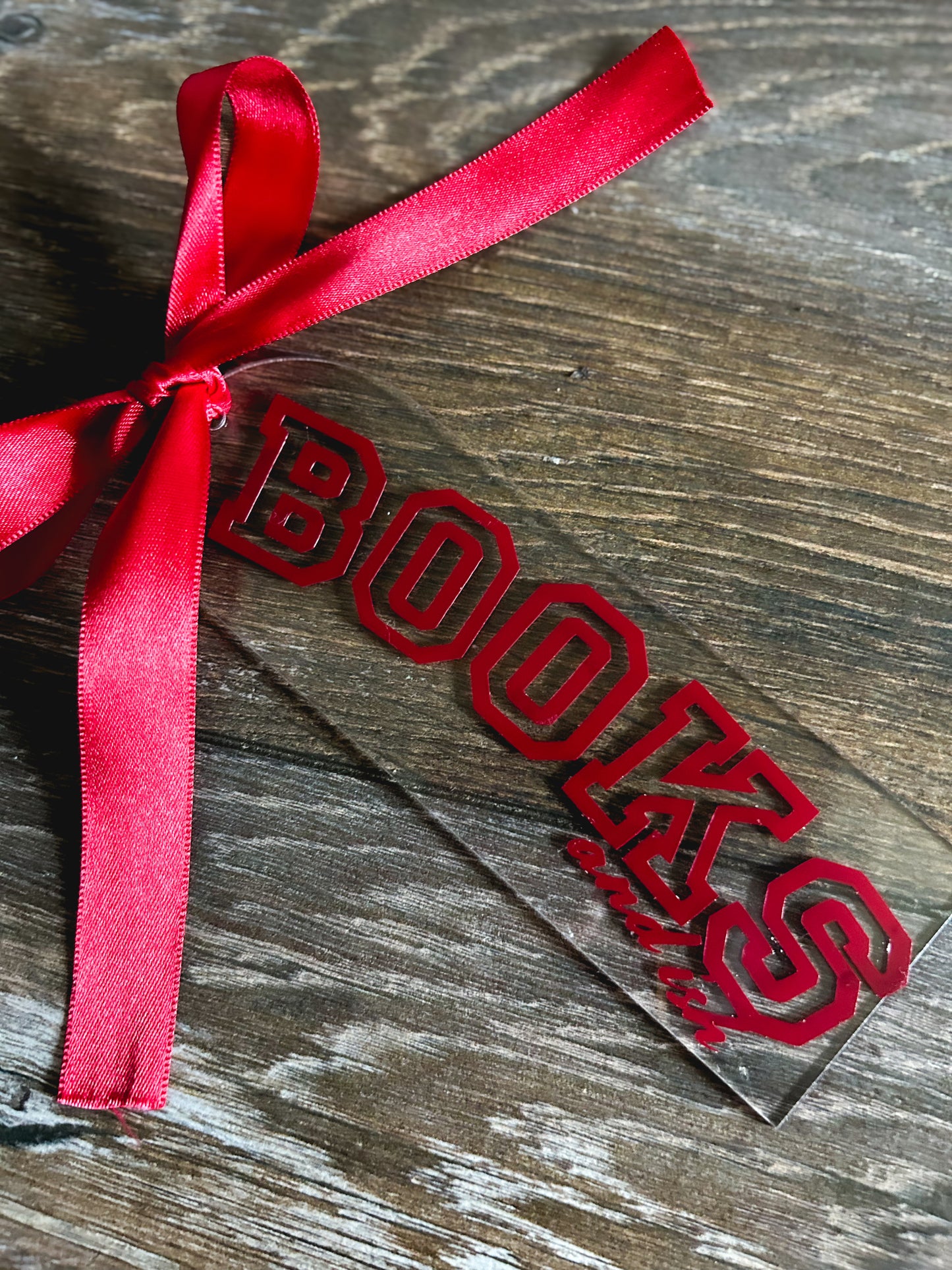 "BOOKS & ish" Acrylic Bookmark