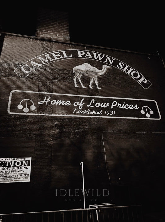 Camel Pawn Shop Print