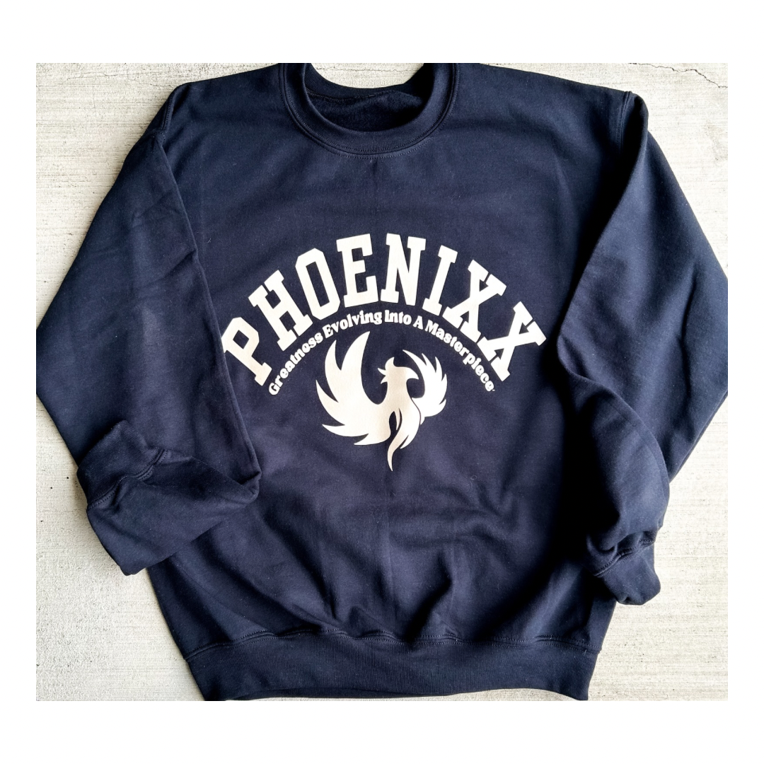 PHOENIXX "Evolving" Unisex Sweatshirt- Black